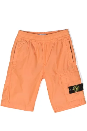Stone Island Compass-appliqu?? cargo shorts