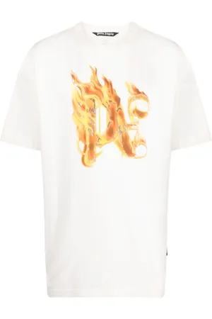 Palm Angels Burning monogram-print T-shirt