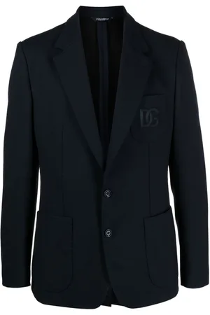 Dolce & Gabbana Portofino logo-embroidered blazer