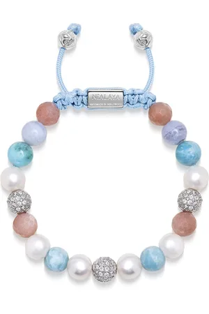 Nialaya Gemstone-detailing beaded bracelet
