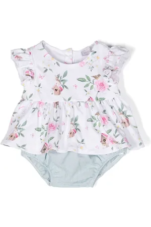 MONNALISA Floral-motif two-piece set