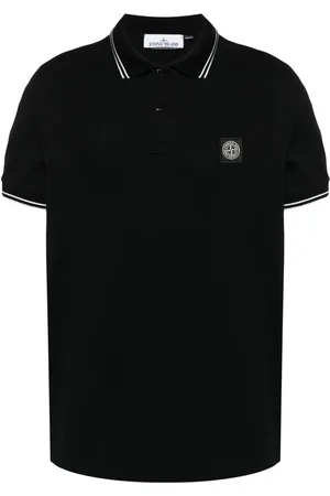 Stone Island Compass-badge piqu?? polo shirt