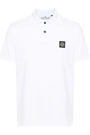 Stone Island Piqu?? cotton polo shirt