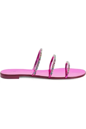 Giuseppe Zanotti Dark Colorful rhinestone-embellished sandals
