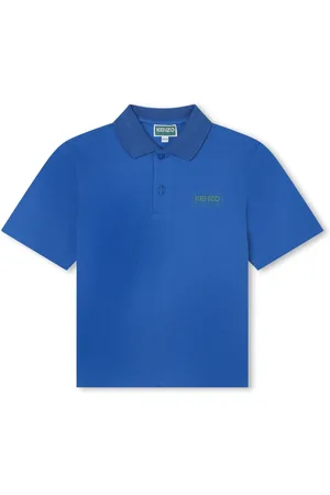 Kenzo Logo-print piqu??-weave polo shirt