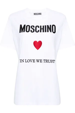 Moschino In Love We Trust cotton T-shirt