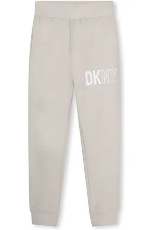 DKNY Logo-print jersey track pants