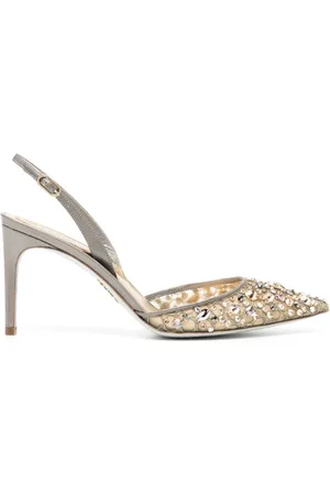 RENE CAOVILLA 80mm crystal-embellished pumps