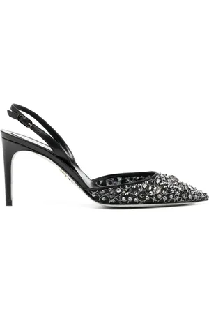 RENE CAOVILLA 80mm crystal-embellished pumps
