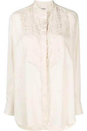 Isabel Marant Britten embroidered-detail shirt