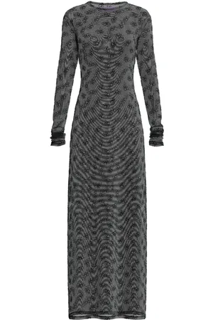 MACCAPANI Tere floral-embroidered dress