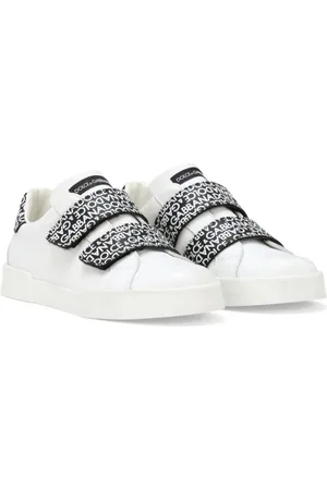 Dolce & Gabbana Logo-print leather sneakers