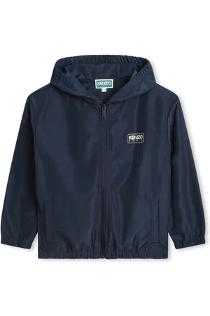 Kenzo Logo-print hooded windbreaker jacket