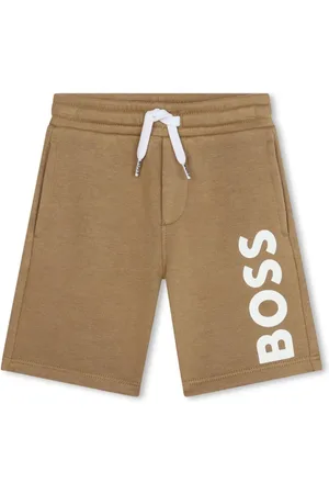 HUGO BOSS Logo-print drawstring-waist shorts