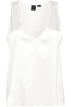 Pinko Satin-finish sleeveless top