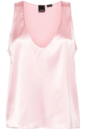 Pinko Satin-finish sleeveless top