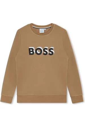 HUGO BOSS Logo-print cotton-blend sweatshirt