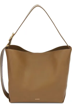 Jil Sander Medium Cannolo leather tote bag