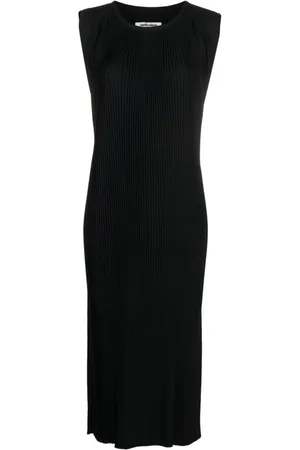 HENRIK VIBSKOV Pull pliss??-crepe midi dress