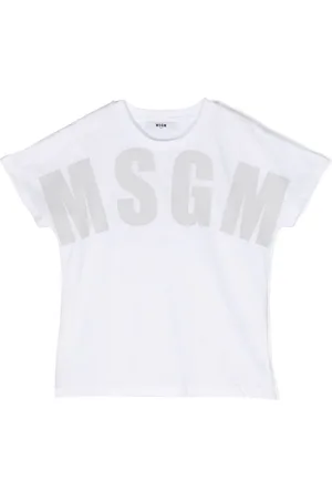 Msgm Logo-print cotton T-shirt