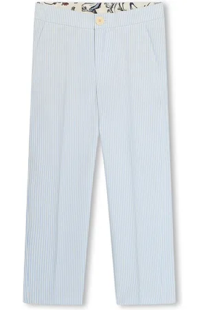 Kenzo Striped straight-leg trousers