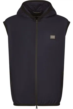 Dolce & Gabbana Logo-plaque hooded gilet