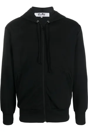 Comme des Garçons X the Artist Invader pixelated-appliqu?? hoodie