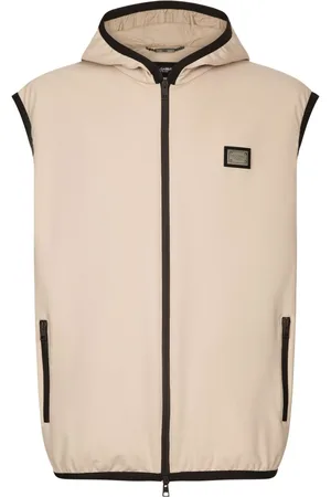 Dolce & Gabbana Logo-plaque hooded gilet