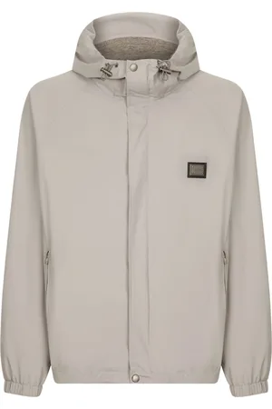 Dolce & Gabbana Logo-plaque hooded jacket