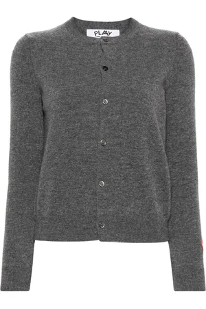 Comme des Garçons X the Artist Invader pixelated-appliqu?? cardigan