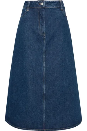 STUDIO NICHOLSON Baringo denim midi skirt