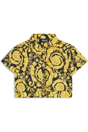 VERSACE Barocco-print short-sleeve shirt