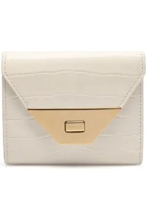 Bally Crocodile-embossed leather wallet