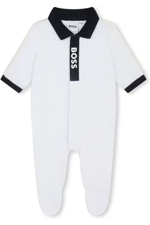 HUGO BOSS Logo-print velvet pajamas
