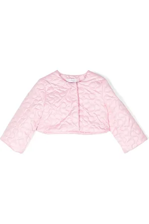 MONNALISA Quilted-finish jacket