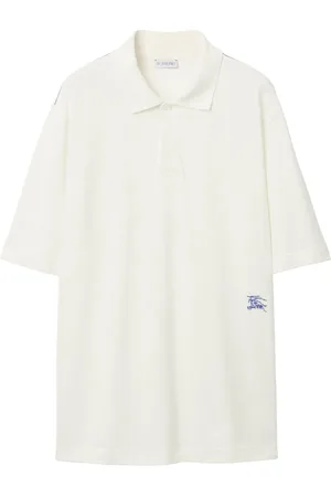 Burberry Equestrian Knight-embroidered cotton polo shirt