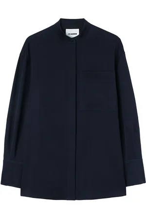 Jil Sander Collarless button-front shirt