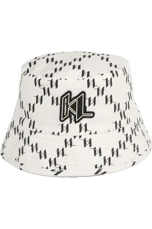 Karl Lagerfeld Logo-appliq??e reversible bucket hat