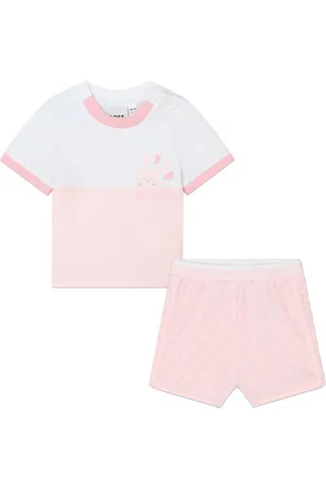 HUGO BOSS Logo-print jersey short set