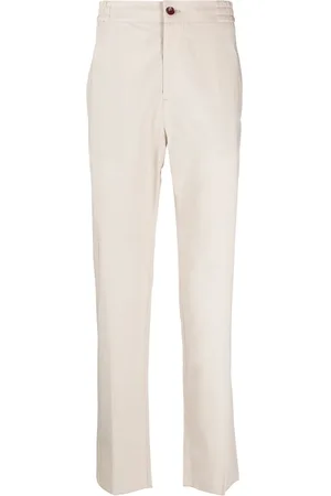 Etro Press-crease cotton trousers
