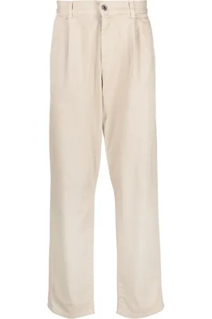 Missoni Logo-embroidered mid-rise chinos