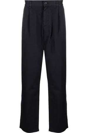 Missoni Logo-embroidered mid-rise chinos