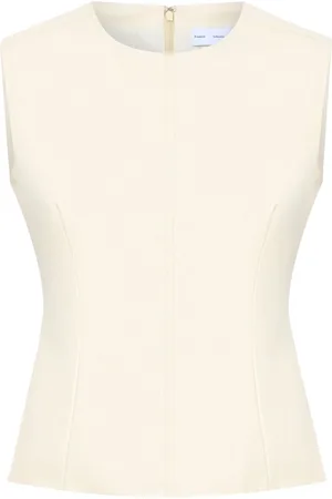 Proenza Schouler Logan faux-leather sleeveless top