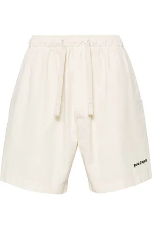 Palm Angels Logo-embroidered bermuda shorts