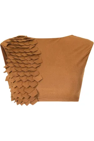 Lenny Niemeyer Scales-appliqu?? textured bikini top