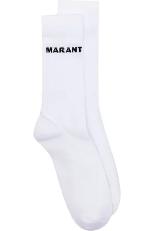 Isabel Marant Dawi intarsia-knit logo socks