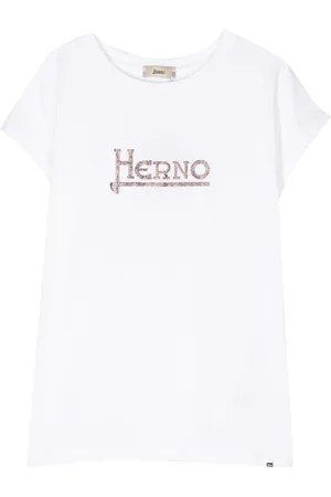 HERNO Studded-logo T-shirt