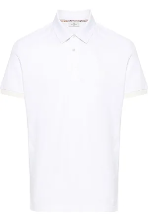 Etro Pegaso-embroidered cotton polo shirt