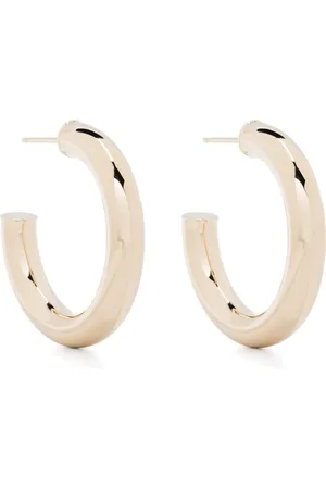 Zo Chicco 14kt yellow medium hollow hoop earrings