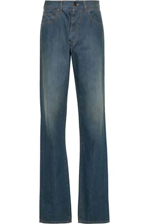 Maison Margiela Straight-leg cotton jeans